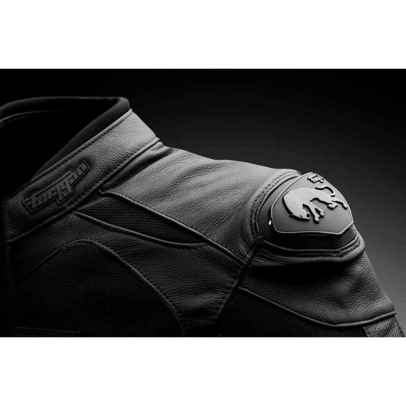 Furygan Speed Mesh 3 melna ādas motocikla jaka