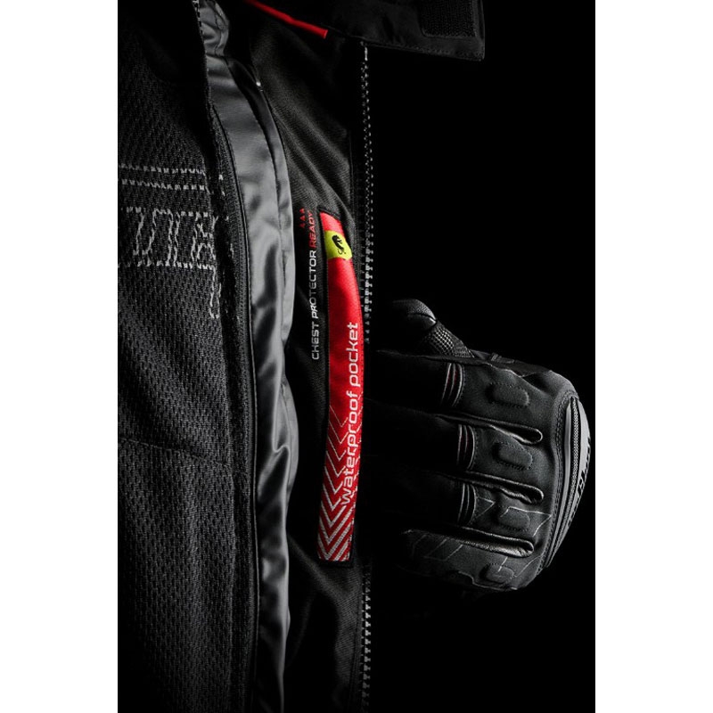 Motocikla jaka Furygan Ultraspark 3/1+ melna