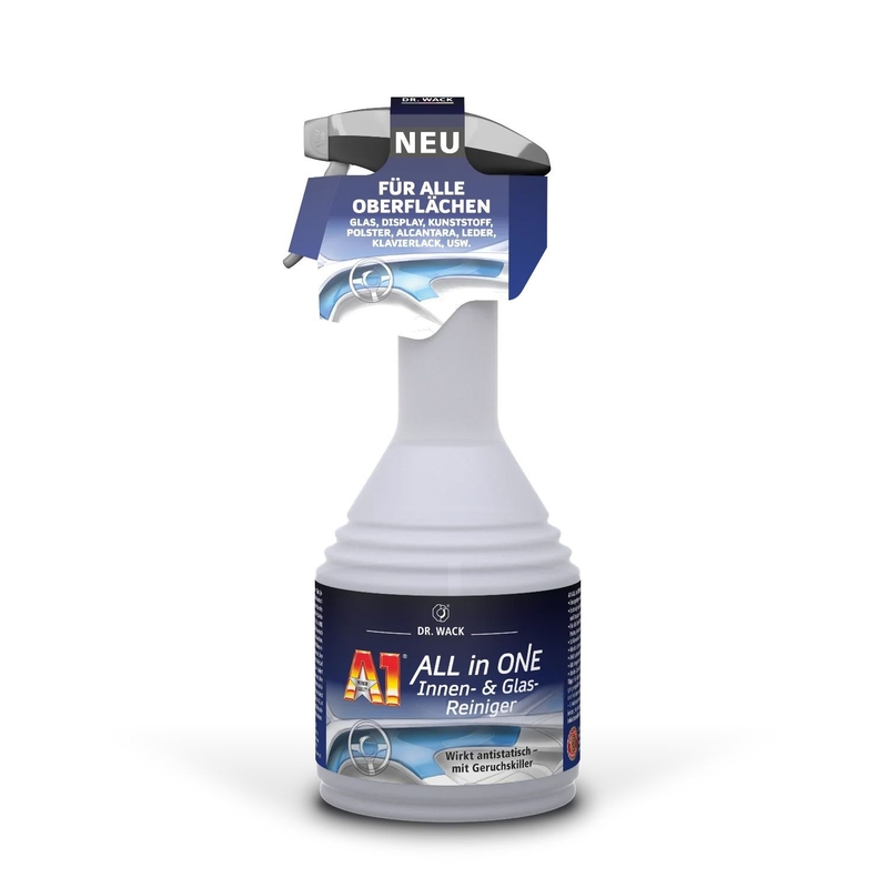 Universāls stikla un salona tīrīšanas līdzeklis Dr. Wack ALL in ONE Interior 500 ml