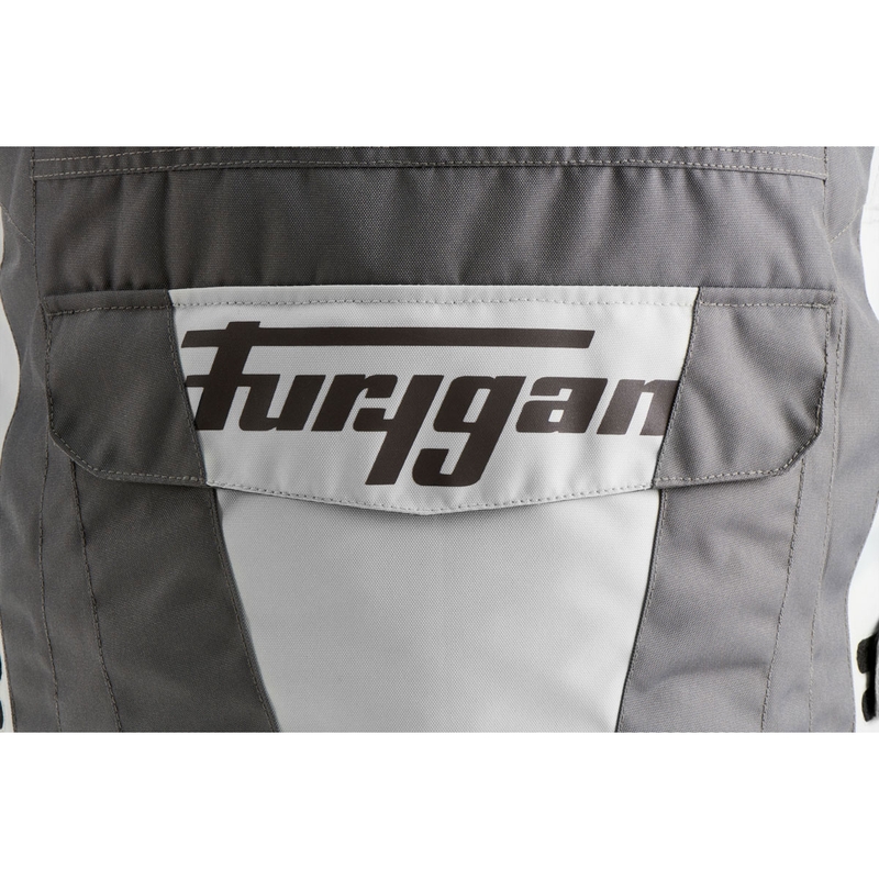 Furygan Apalaches Evo motocikla jaka pelēka-bēša-sarkana