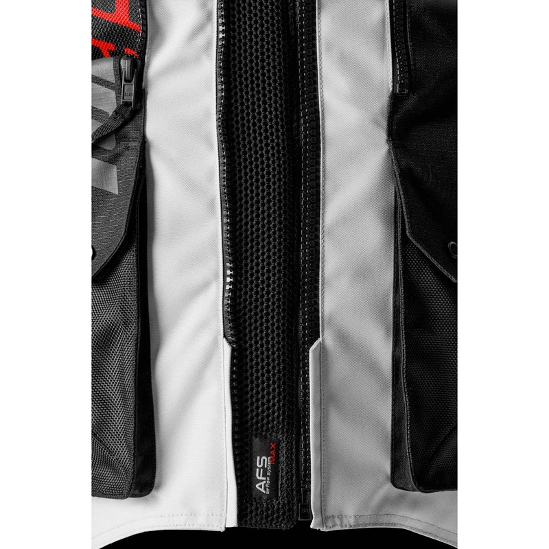 Furygan Montroc Kevlar® Primaloft® 3IN1+ motocikla jaka melna-bēša-sarkana