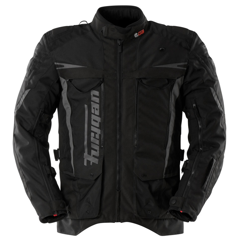Furygan Montroc Kevlar® Primaloft® 3IN1+ motocikla jaka, melna
