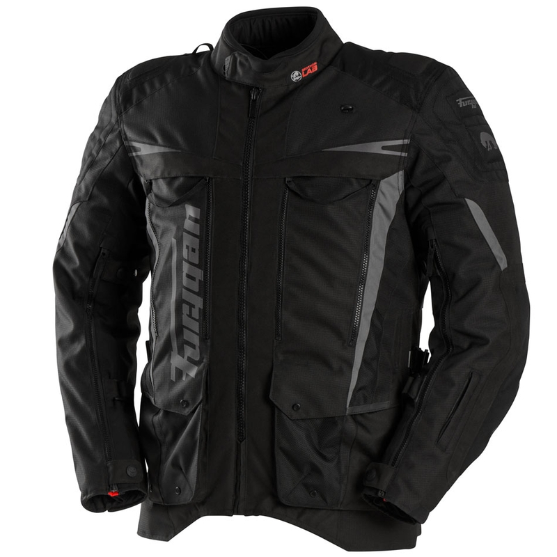 Furygan Montroc Kevlar® Primaloft® 3IN1+ motocikla jaka, melna
