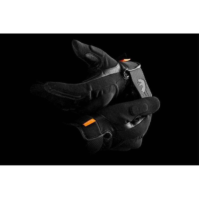 Furygan Jet D3O Evo Black Motocikla cimdi