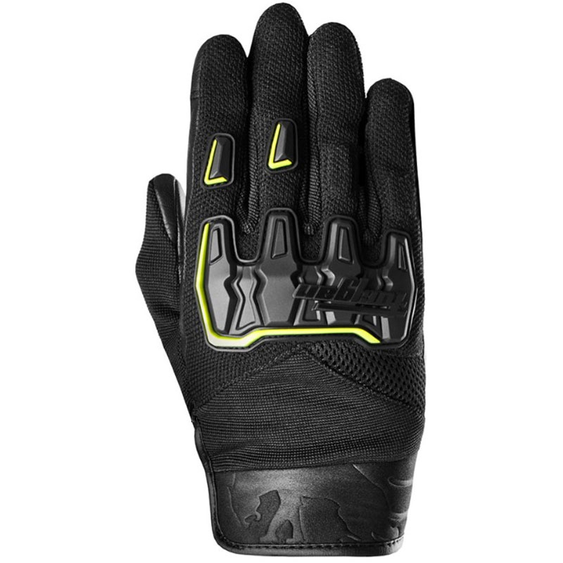 Furygan Shade Black-Fluo Yellow Motocikla cimdi