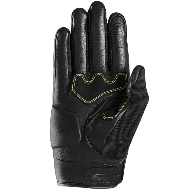 Furygan Shade Black-Fluo Yellow Motocikla cimdi