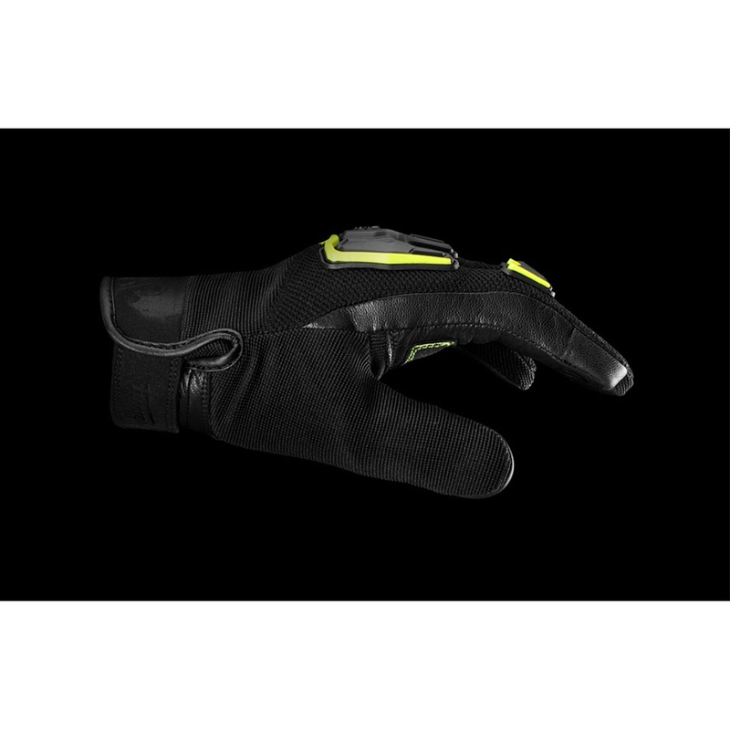 Furygan Shade Black-Fluo Yellow Motocikla cimdi