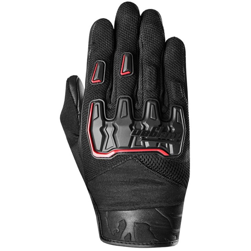 Furygan Shade Black-Red Motocikla cimdi