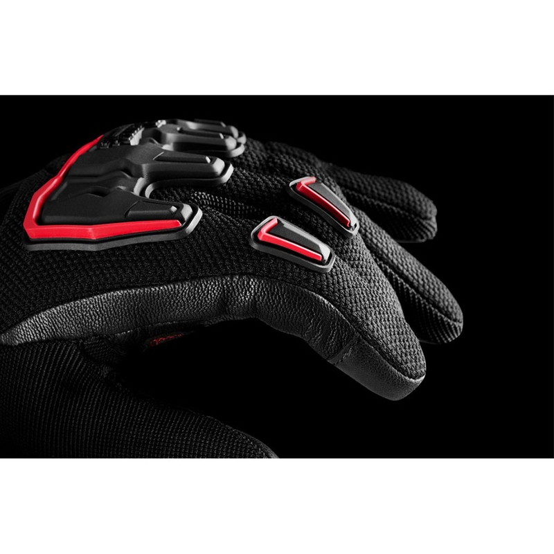 Furygan Shade Black-Red Motocikla cimdi