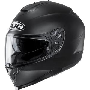 HJC C70N Solid Semi Flat Black Integrālā motociklu ķivere
