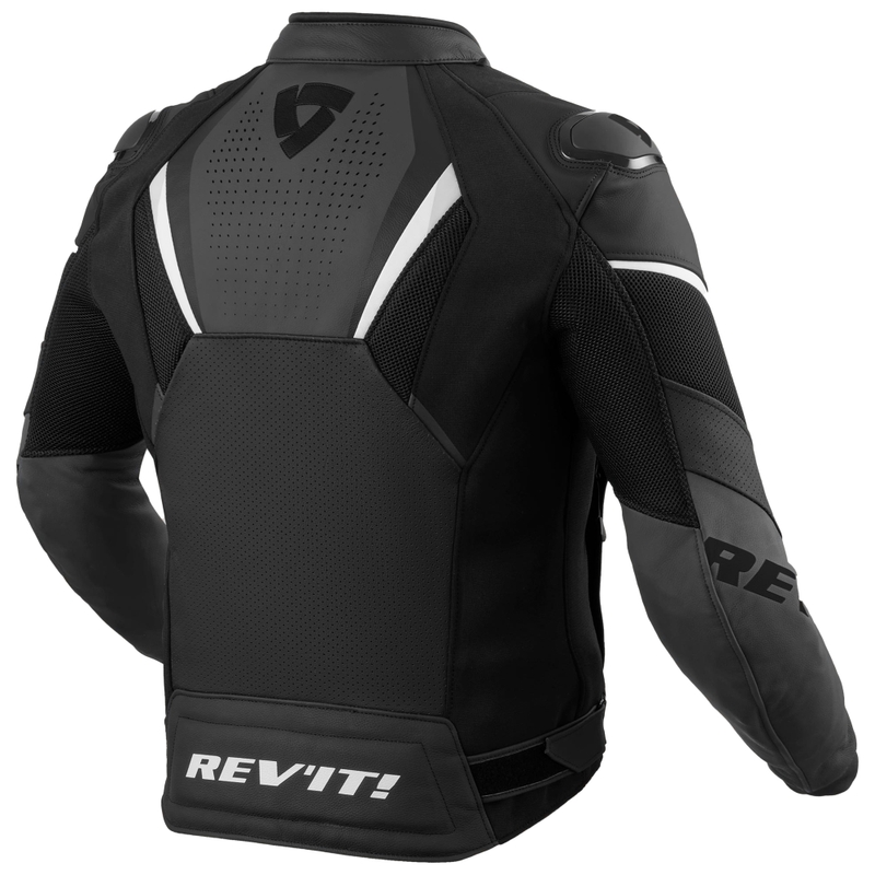 Revit Automate Melna ādas motocikla jaka