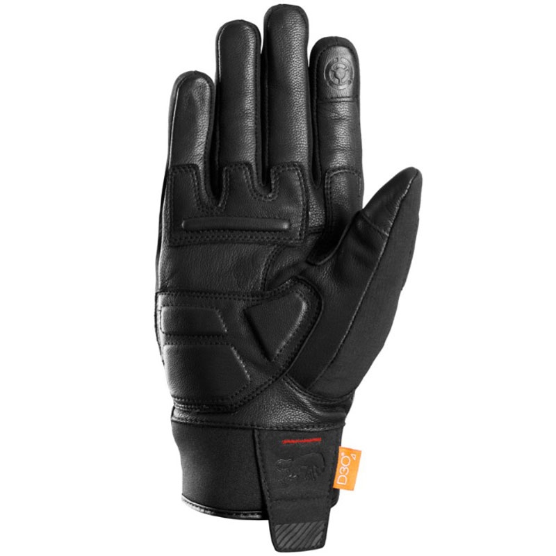 Furygan Jet All Season D3O® Evo melni un sarkani motocikla cimdi