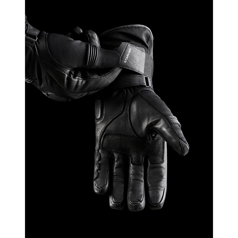Furygan Starker D3O® PrimaLoft® 37.5® melni un balti motocikla cimdi