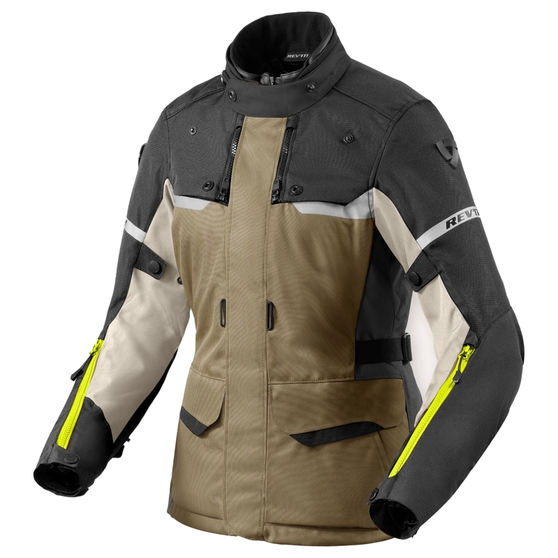 Revit Outback 4 H2O Sieviešu motocikla jaka Green-Anthracite