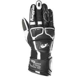 Sieviešu Furygan Styg 15 Lady melnbalti motocikla cimdi