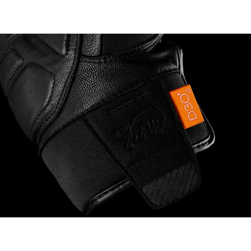 Sieviešu Furygan Jet Lady All Season D3O® Evo Black motocikla cimdi