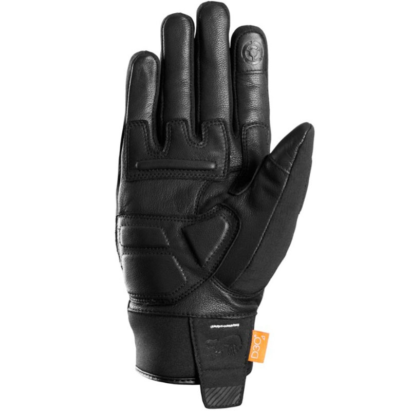 Sieviešu Furygan Jet Lady All Season D3O® Evo melnbalti motocikla cimdi