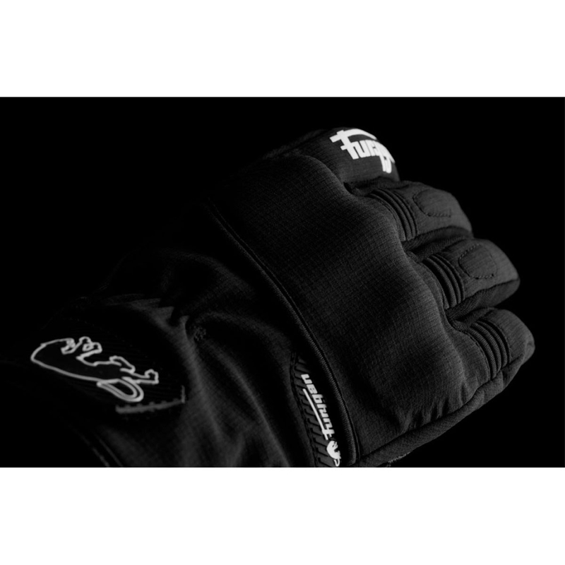 Sieviešu Furygan Jet Lady All Season D3O® Evo melnbalti motocikla cimdi