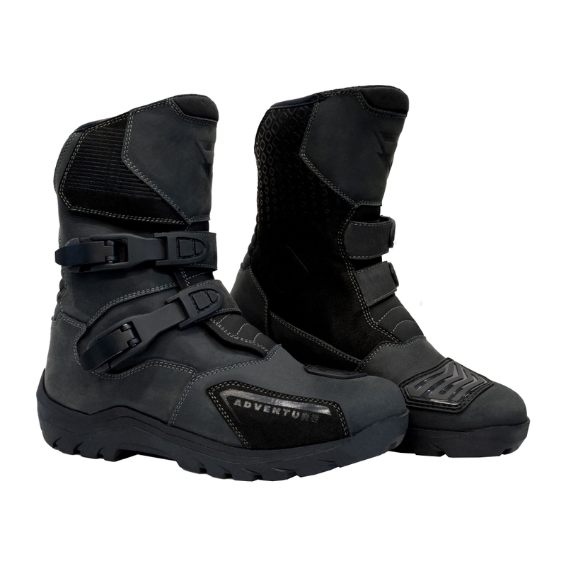 Motocikla zābaki Street Racer Adventure Low WP melni - II klase