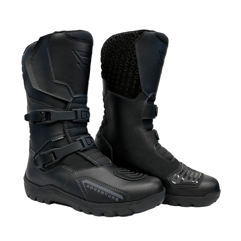 Motocikla zābaki Street Racer Adventure WP melni - II klase