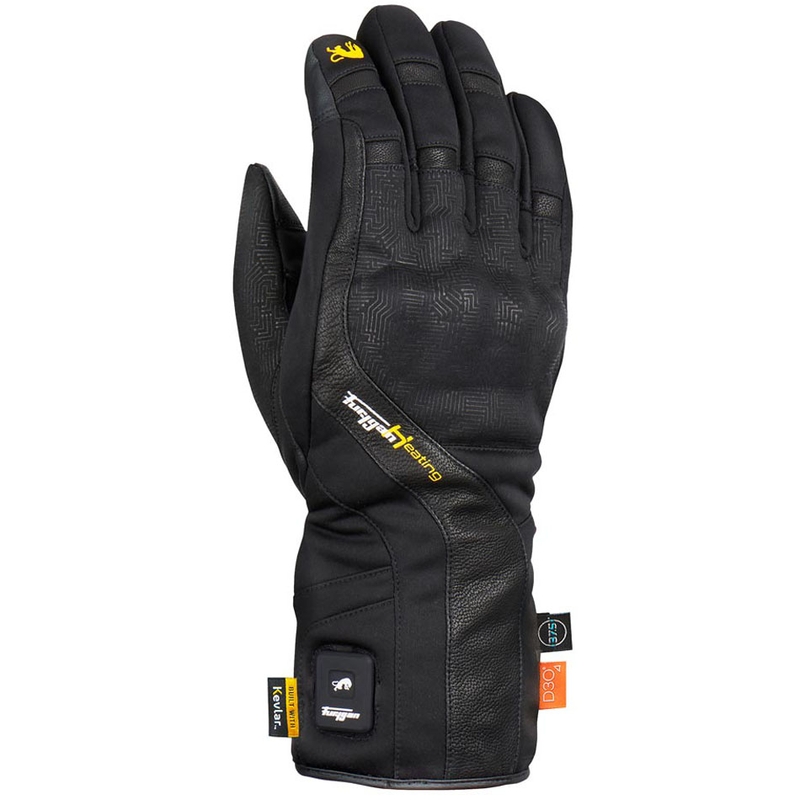 Furygan Heat X Kevlar® Lady sieviešu motocikla cimdi, melni