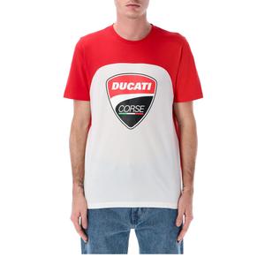 T-krekls Ducati Badge sarkanā un baltā krāsā