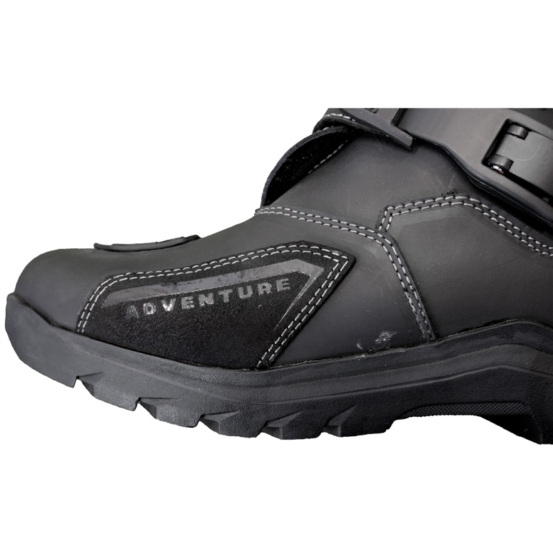 Motocikla zābaki Street Racer Adventure Low WP melni - II klase