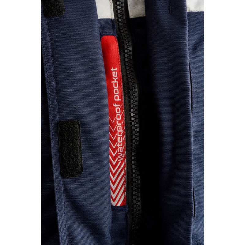 Sieviešu motocikla jaka Furygan Apalaches Lady Evo Blue-Beige-Red Motocikla jaka sievietēm