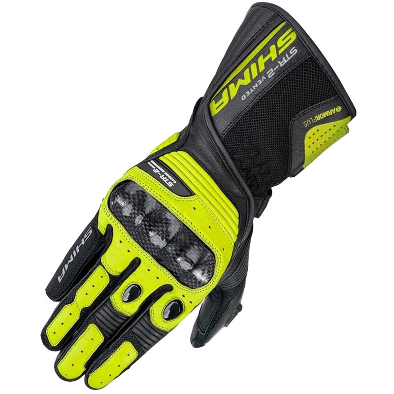 Motocikla cimdi Shima STR-2 Vent fluo yellow