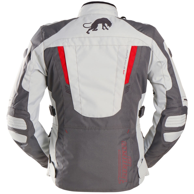 Sieviešu motocikla jaka Furygan Apalaches Lady Evo Grey-beige-red