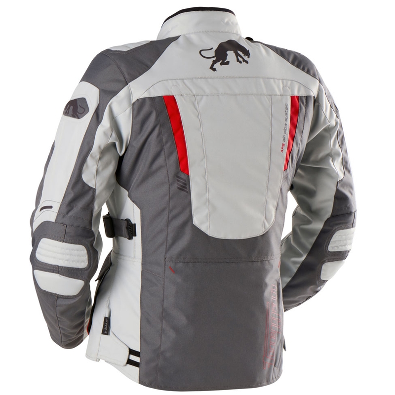 Sieviešu motocikla jaka Furygan Apalaches Lady Evo Grey-beige-red