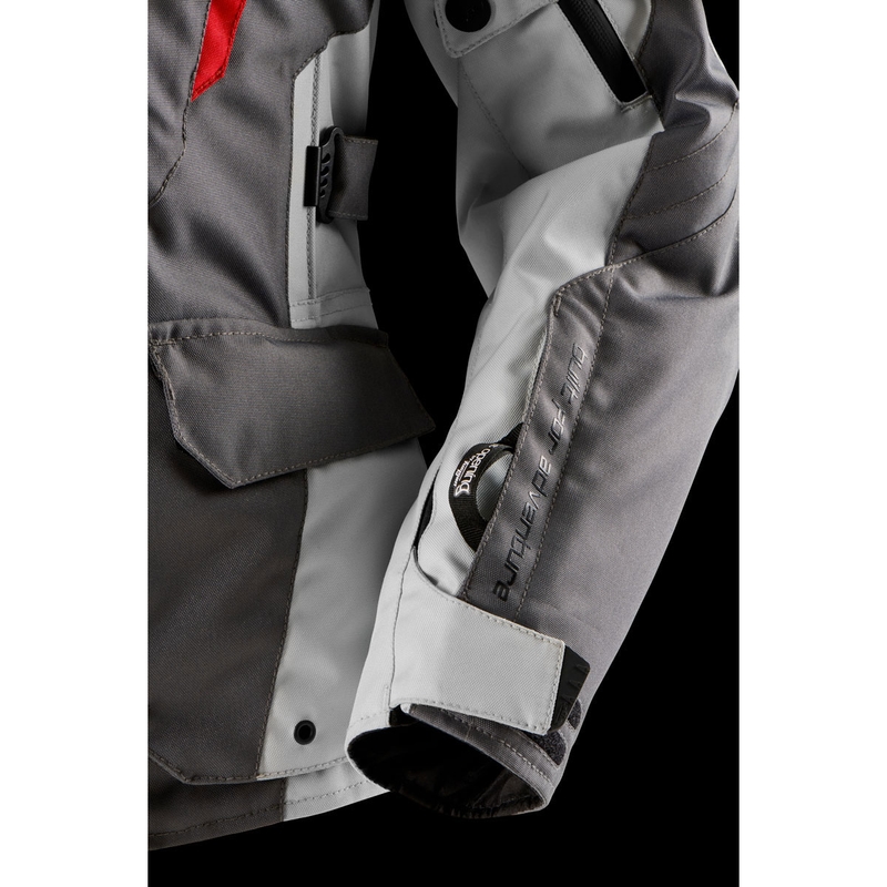 Sieviešu motocikla jaka Furygan Apalaches Lady Evo Grey-beige-red