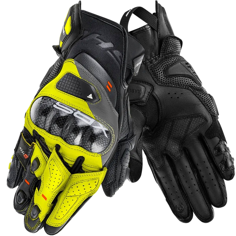 Motocikla cimdi Shima XRS-3 fluo yellow