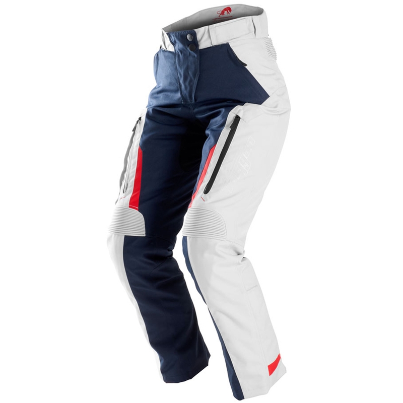 Sieviešu Furygan Killington Lady Blue-Beige-Red motocikla bikses