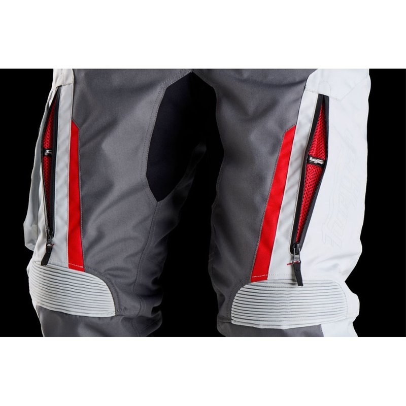 Furygan Killington Lady Grey Beige Red Motocikla bikses