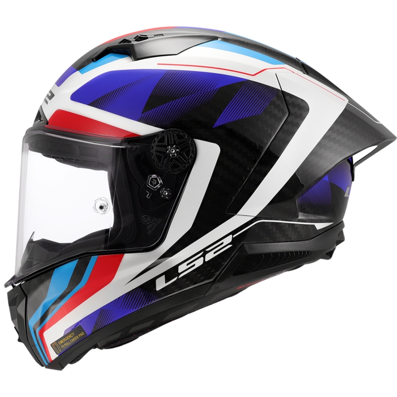 Integrālā motociklista ķivere LS2 FF805 Thunder C GP Aero Raute zili-arkana