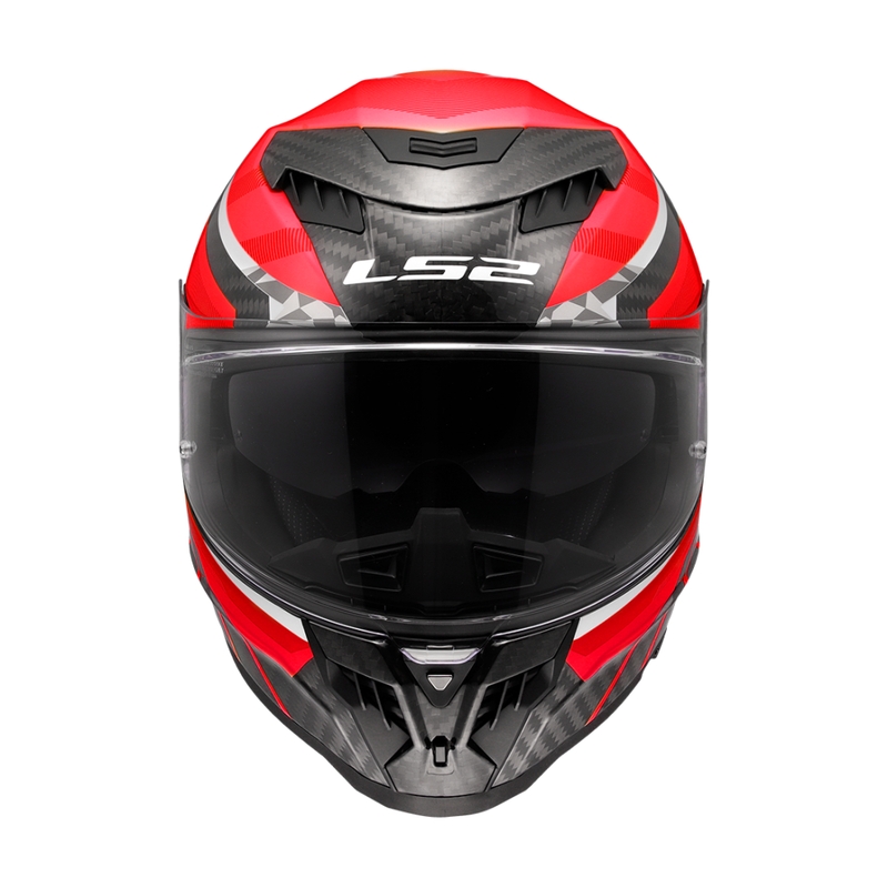 Integrālā moto ķivere LS2 FF807 Dragon Trax sarkana