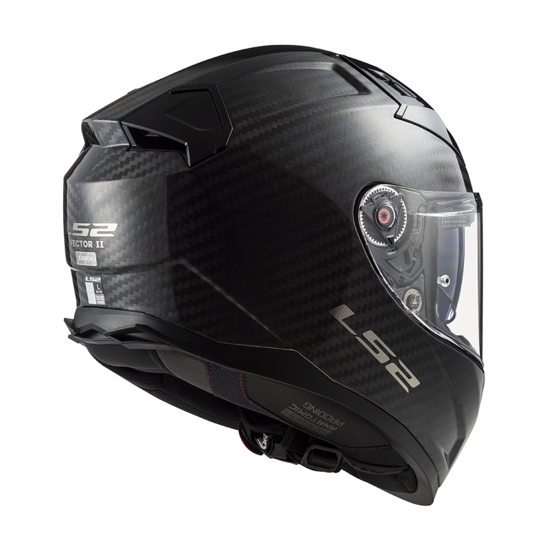 LS2 FF811 Vector II Carbon integrāla motocikla ķivere matēti melna