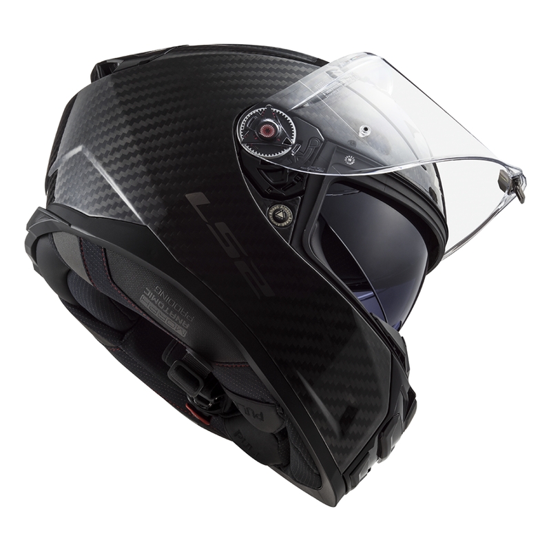 LS2 FF811 Vector II Carbon integrāla motocikla ķivere matēti melna