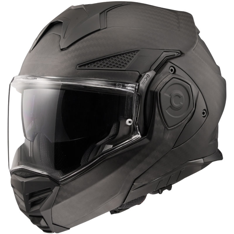 LS2 FF901 FF901 Advant X Solid Carbon motociklu salto ķivere matēti melna