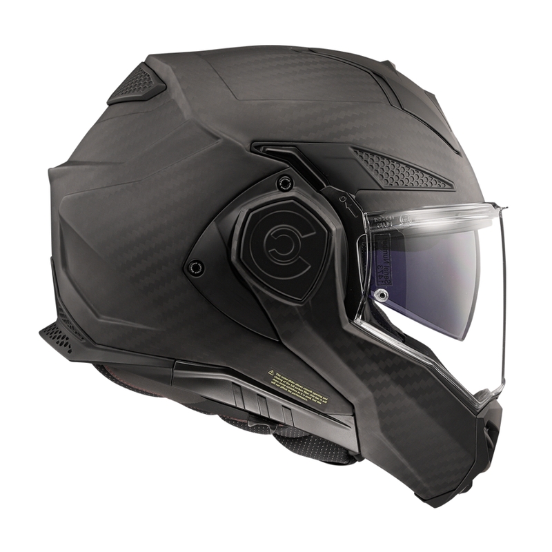 LS2 FF901 FF901 Advant X Solid Carbon motociklu salto ķivere matēti melna
