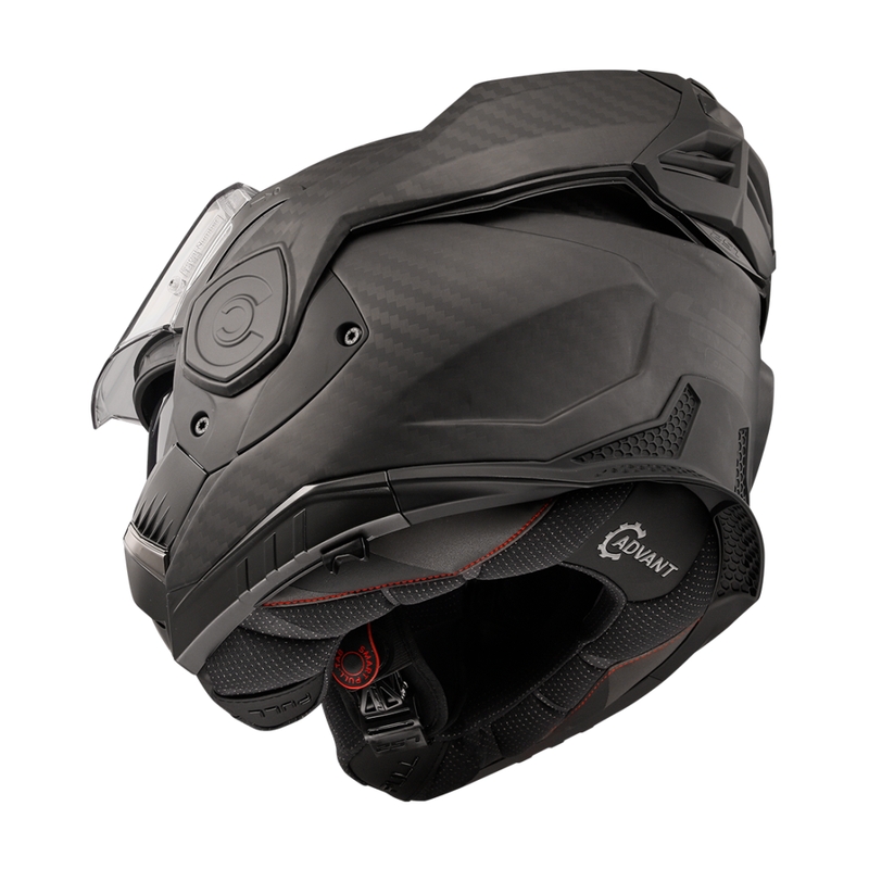 LS2 FF901 FF901 Advant X Solid Carbon motociklu salto ķivere matēti melna