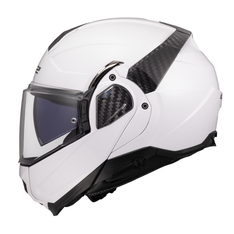 Atverama motocikla ķivere LS2 FF910 Advant II Solid balta