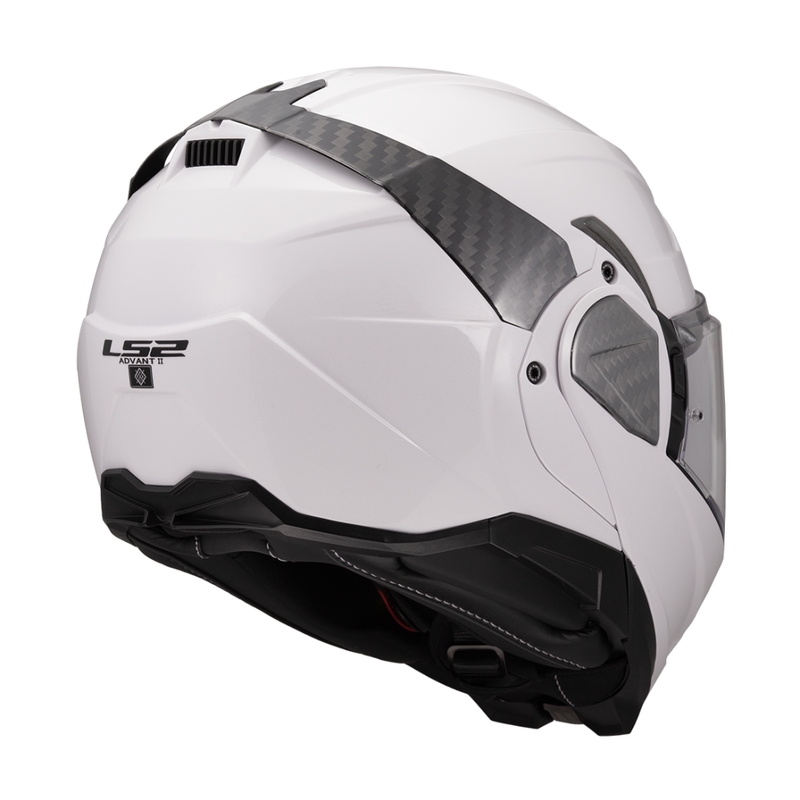 Atverama motocikla ķivere LS2 FF910 Advant II Solid balta
