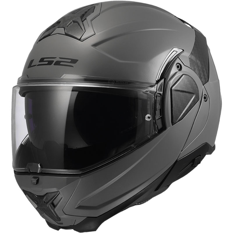 Flip-up moto ķivere LS2 FF910 Advant II Solid Nardo pelēka