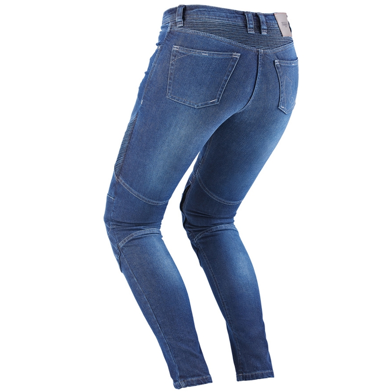 Sieviešu Furygan Purdey Evo Slim Blue motocikla džinsi