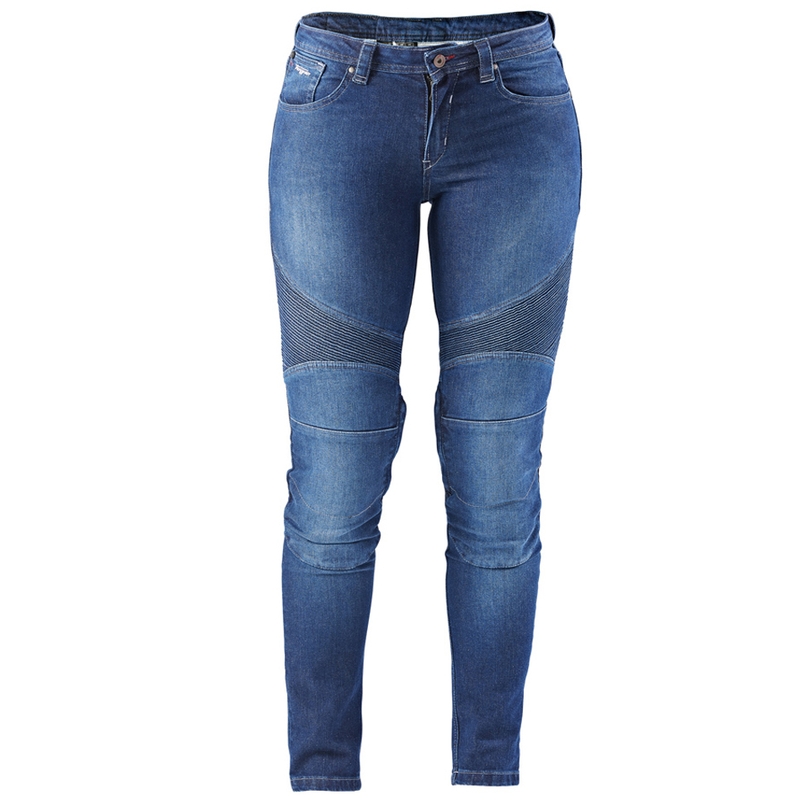 Sieviešu Furygan Purdey Evo Slim Blue motocikla džinsi