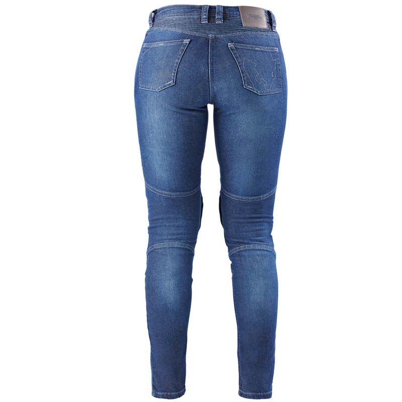 Sieviešu Furygan Purdey Evo Slim Blue motocikla džinsi
