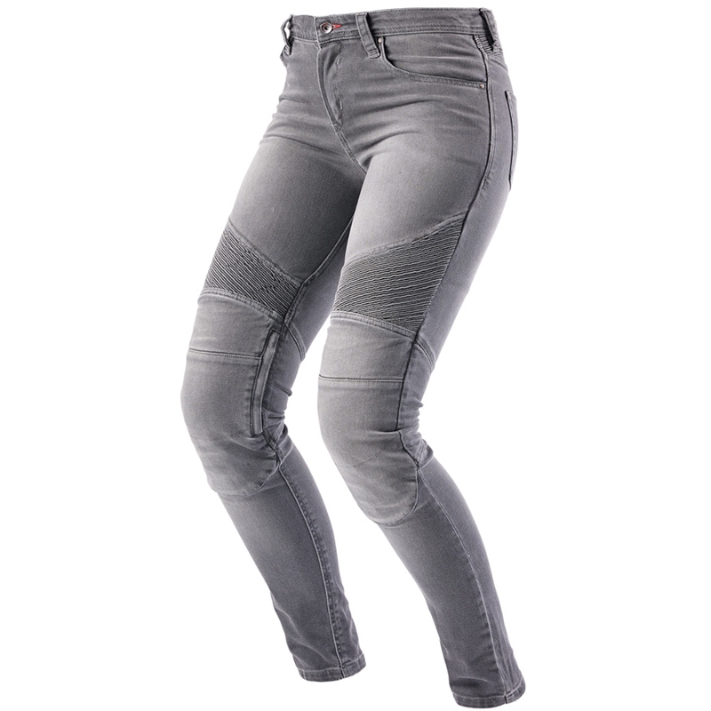 Sieviešu Furygan Purdey Evo Slim Grey motocikla džinsi