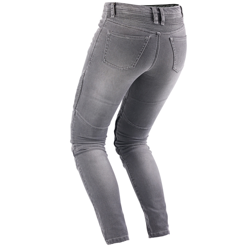 Sieviešu Furygan Purdey Evo Slim Grey motocikla džinsi
